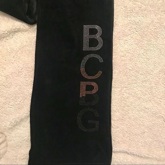 BCBG Max Azria embellished velour maternity pants - Picture 2 of 5